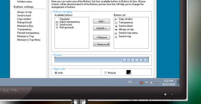 Easy to control :: Hide unnecessary buttons